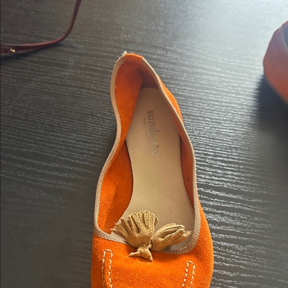 Sundance Orange Tassel Loafers - Picture 7 of 10